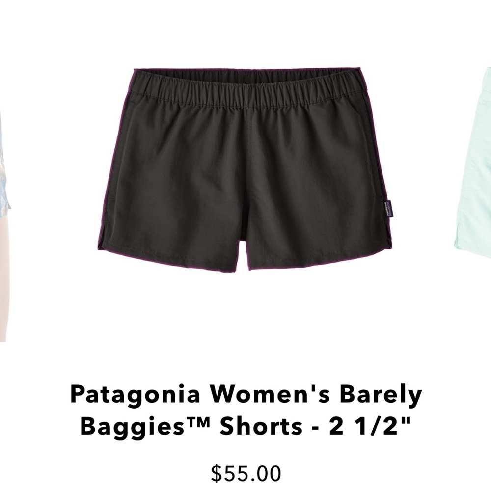 Patagonia 2 1/2” shorts